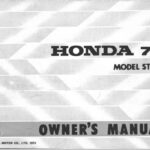 Honda ST70 owners manual