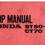 Shop manual honda ST50-ST70